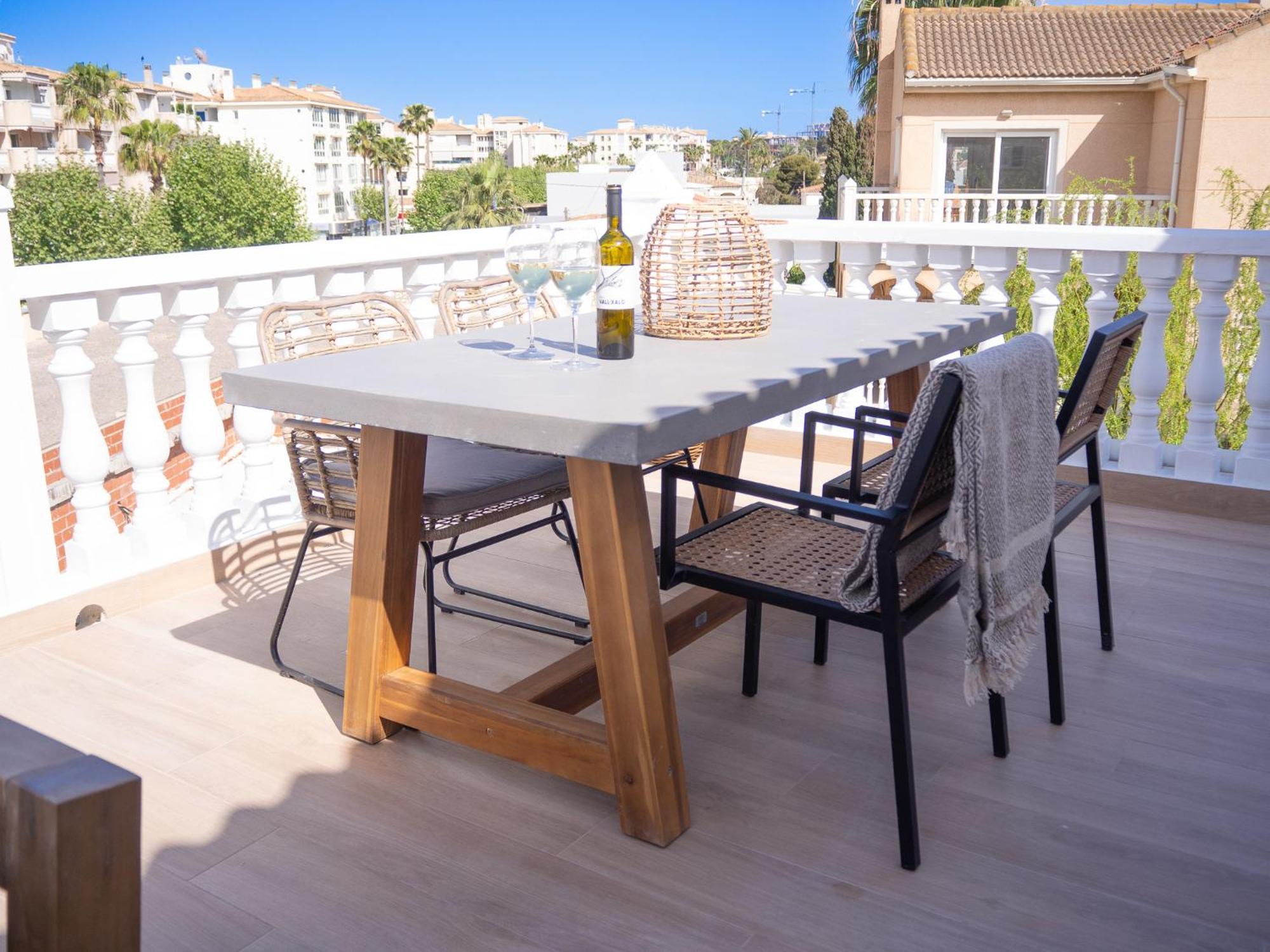 Casa Naru Albir, Duplex Appartement Met Ruim Terras En Buitenkeuken El Albir Zewnętrze zdjęcie